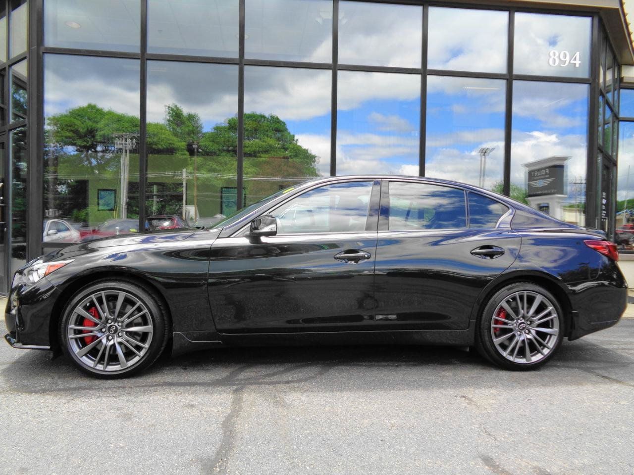 Used 2023 INFINITI Q50 Red Sport 400 w/ Black Opal Edition AWD/4WD image 8
