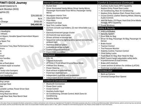 Used 2012 INFINITI EX35 Journey image 32