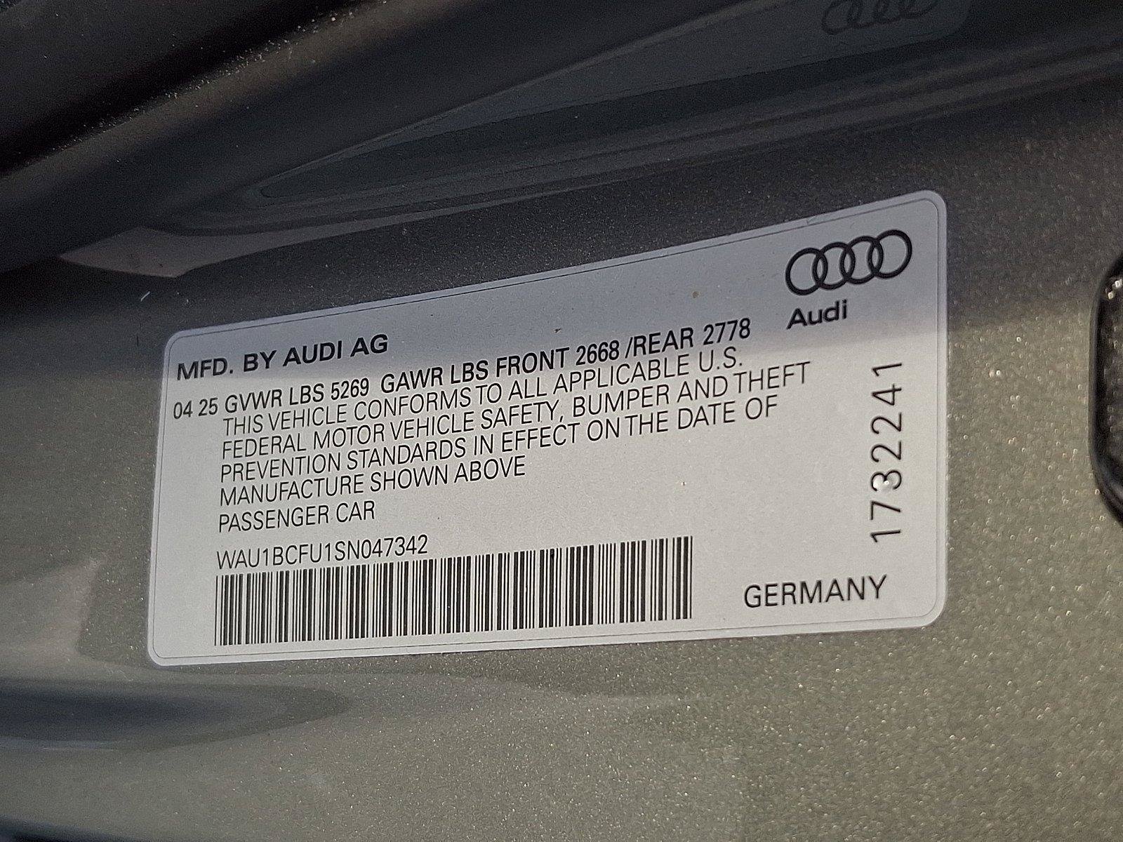Certified 2025 Audi A5 Premium w/ Convenience Package AWD/4WD image 28