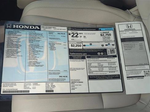 New 2026 Honda Odyssey EX-L image 25