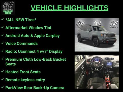 Used 2018 Jeep Renegade Trailhawk w/ Cold Weather Group II AWD/4WD image 3