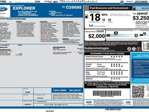 Used 2018 Ford Explorer Sport AWD/4WD image 29