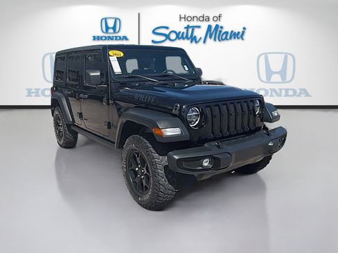 Used 2021 Jeep Wrangler Unlimited Sport image 1