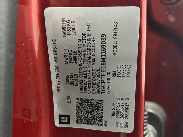 Certified 2021 Chevrolet Colorado ZR2 w/ ZR2 Dusk Special Edition AWD/4WD image 34