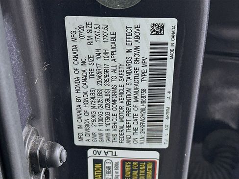 Used 2020 Honda CR-V LX image 12