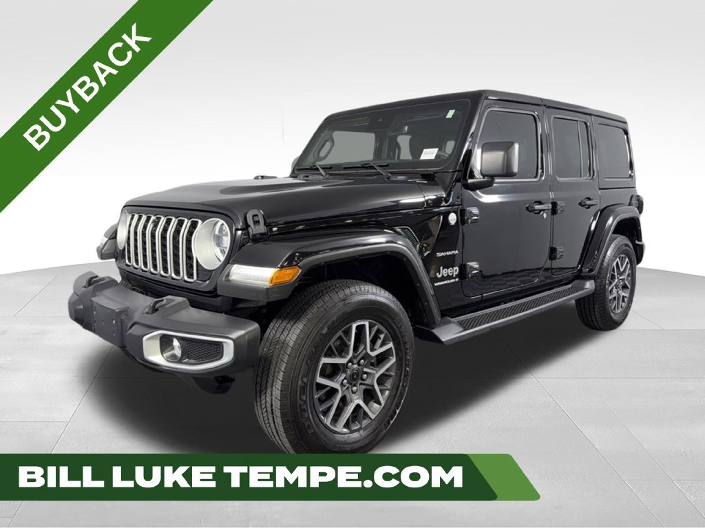 Used 2024 Jeep Wrangler Unlimited Sahara w/ Technology Group AWD/4WD image 1