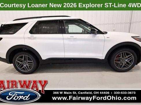 New 2026 Ford Explorer ST-Line w/ ST-Line Street Pack AWD/4WD image 1