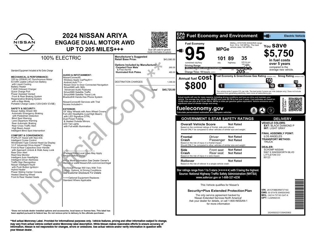 Certified 2024 Nissan Ariya AWD image 11