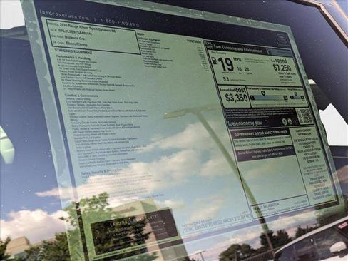 New 2025 Land Rover Range Rover Sport Dynamic SE image 20