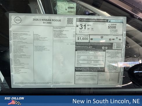 New 2026 Nissan Rogue SV w/ Cold Weather Package image 13