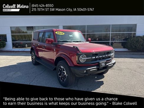 New 2026 Ford Bronco Outer Banks image 1