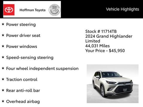 Used 2024 Toyota Grand Highlander AWD image 22