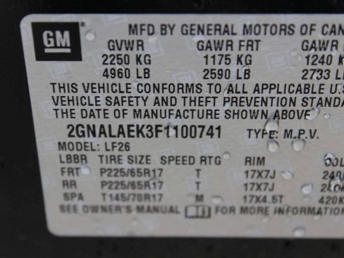 Used 2015 Chevrolet Equinox LS FWD image 9