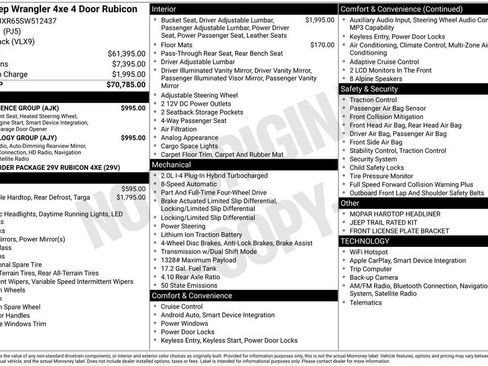 Used 2025 Jeep Wrangler Unlimited Rubicon 4xe w/ Technology Group image 40