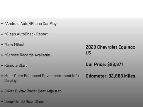 Used 2023 Chevrolet Equinox LS w/ LS Convenience Package AWD/4WD image 12