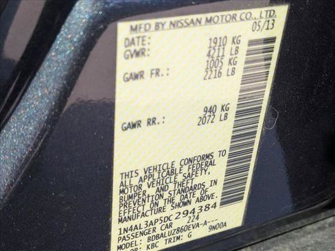 Used 2013 Nissan Altima 2.5 SV FWD image 16
