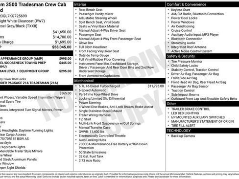 Used 2019 RAM 3500 Tradesman w/ Chrome Appearance Group image 2