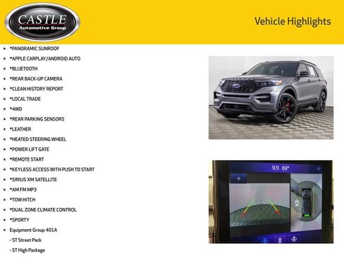 Used 2023 Ford Explorer ST w/ Equipment Group 401A AWD/4WD image 3