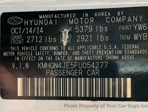 Used 2015 Hyundai Genesis 3.8 w/ Option Group 02 RWD image 32