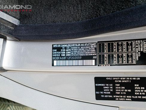 Used 2002 Mercedes-Benz SL 500 Silver Arrow image 84