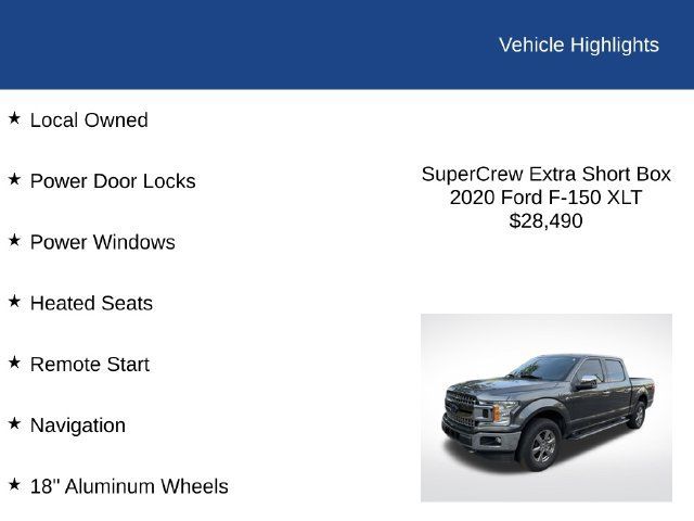 Used 2020 Ford F150 XLT w/ Equipment Group 302A Luxury AWD/4WD image 2