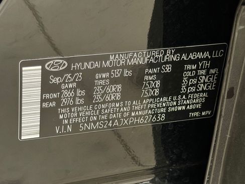 Used 2023 Hyundai Santa Fe SEL w/ Cargo Package FWD image 32