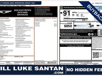 Used 2024 Genesis Electrified GV70 Advanced