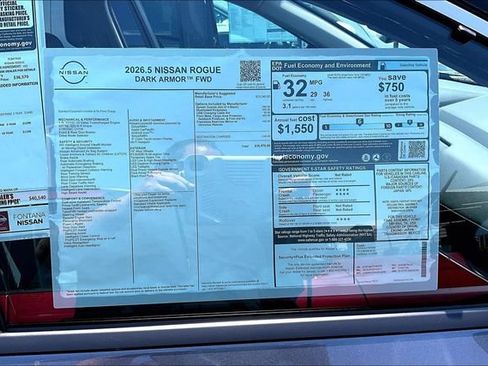 New 2026 Nissan Rogue Dark Armor FWD image 13