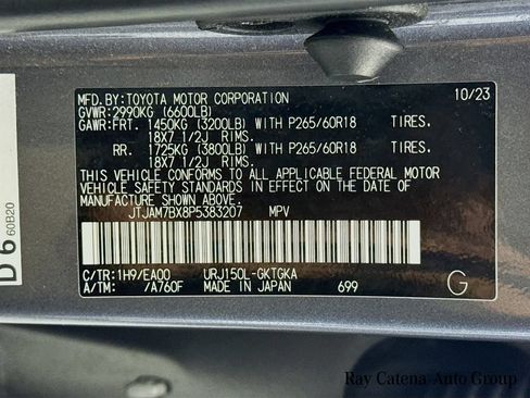 Certified 2023 Lexus GX 460 Premium w/ Premium Plus Package AWD/4WD image 36
