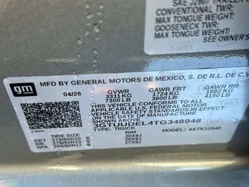 New 2026 GMC Sierra 1500 SLT w/ SLT Premium Package AWD/4WD image 34
