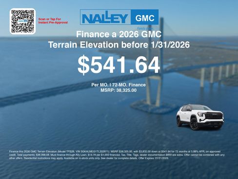 New 2026 GMC Terrain Elevation w/ Elevation Premium Package image 7