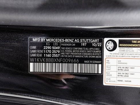 Used 2022 Mercedes-Benz SL 63 AMG 4MATIC image 42