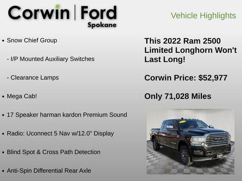 Used 2022 RAM 2500 Limited image 12