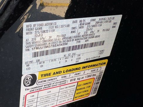 New 2025 Ford Expedition Platinum w/ Stealth Performance Package image 69