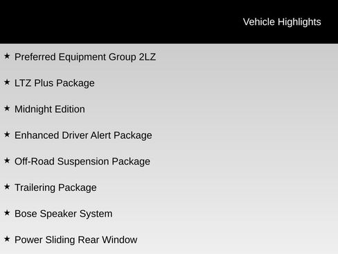 Used 2017 Chevrolet Silverado 1500 LTZ Z71 w/ LTZ Plus Package image 5