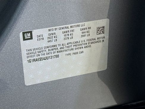 Used 2018 Chevrolet Volt LT w/ LT Driver Confidence Package image 33