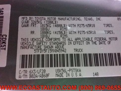 Used 2021 Toyota Tundra TRD Pro image 20