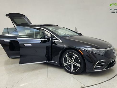 Used 2023 Mercedes-Benz EQS 450+ 4MATIC Sedan w/ Manufactur Interior Package image 13