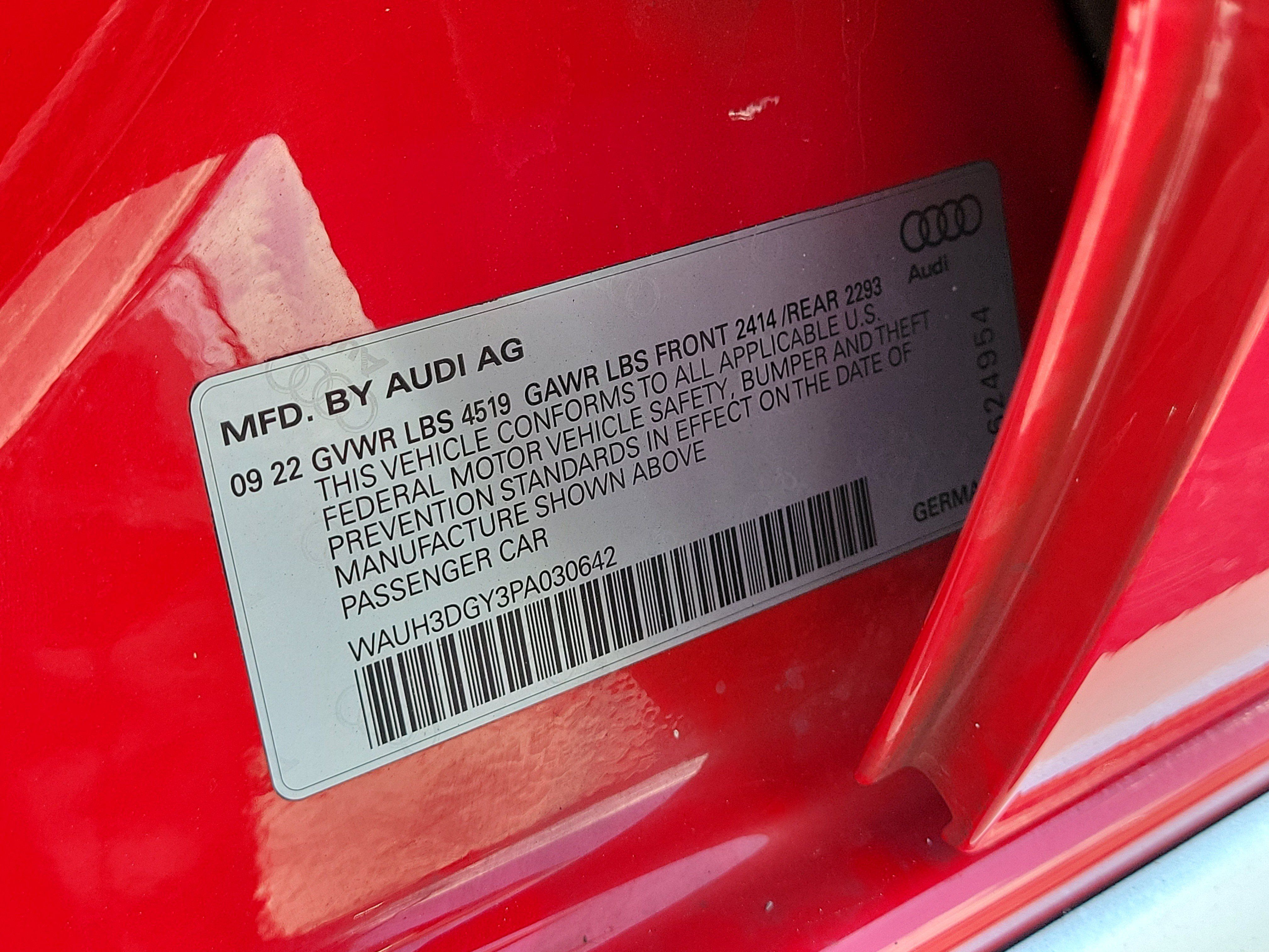 Used 2023 Audi S3 Premium Plus w/ Premium Plus Package AWD/4WD image 31