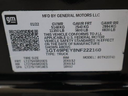 Used 2022 GMC Sierra 2500 AT4 w/ AT4 Preferred Package image 61