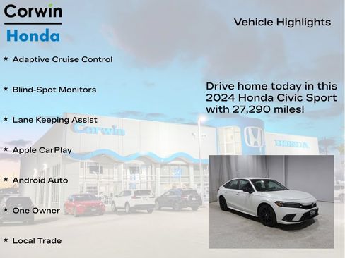 Used 2024 Honda Civic Sport image 6