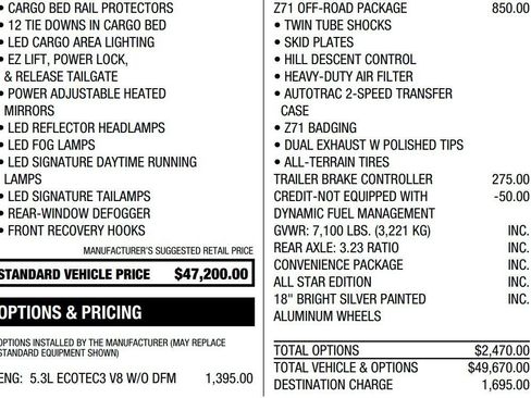 Certified 2021 Chevrolet Silverado 1500 RST w/ Z71 Off-Road Package AWD/4WD image 2