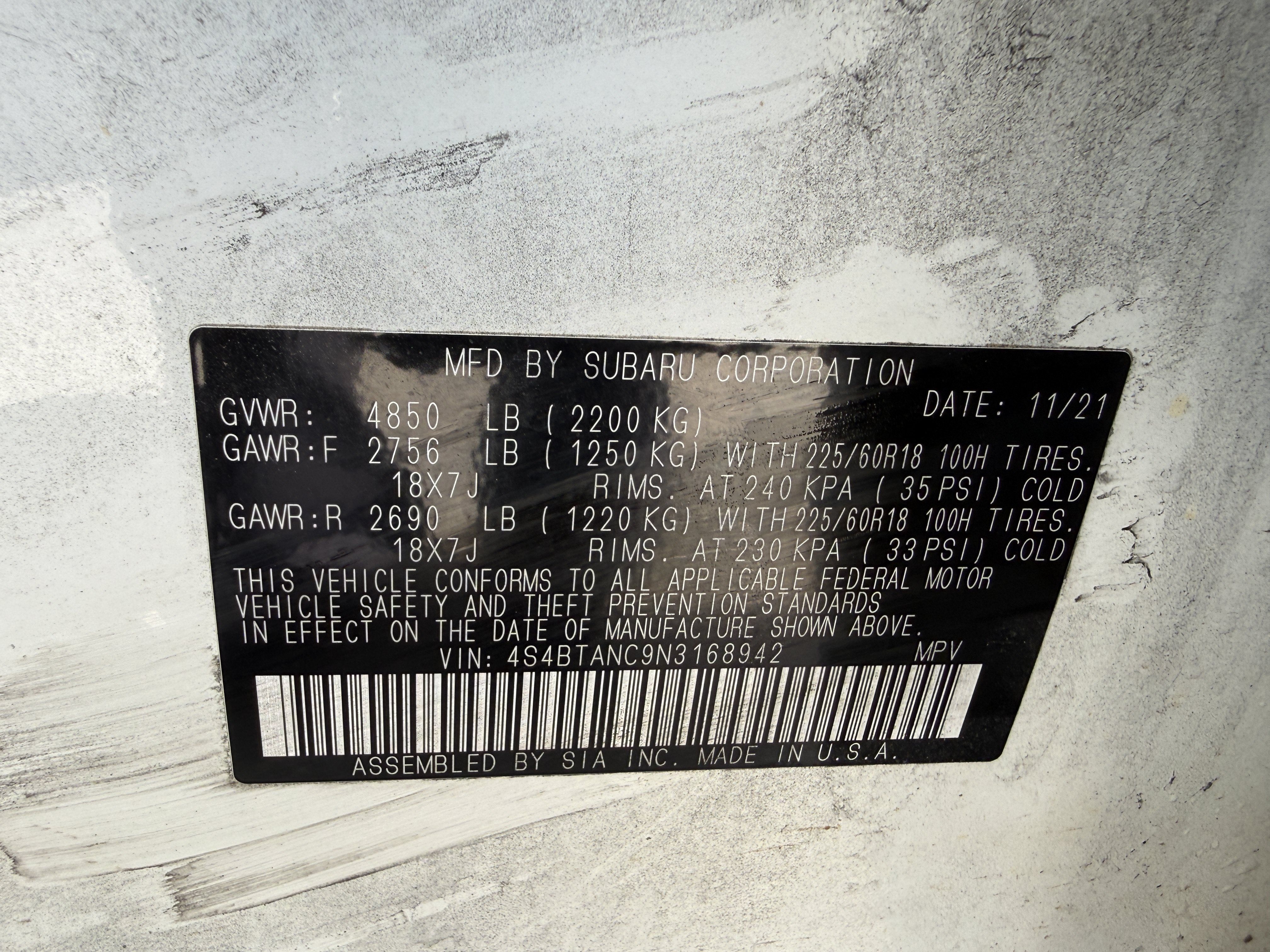 Used 2022 Subaru Outback Limited AWD/4WD image 5
