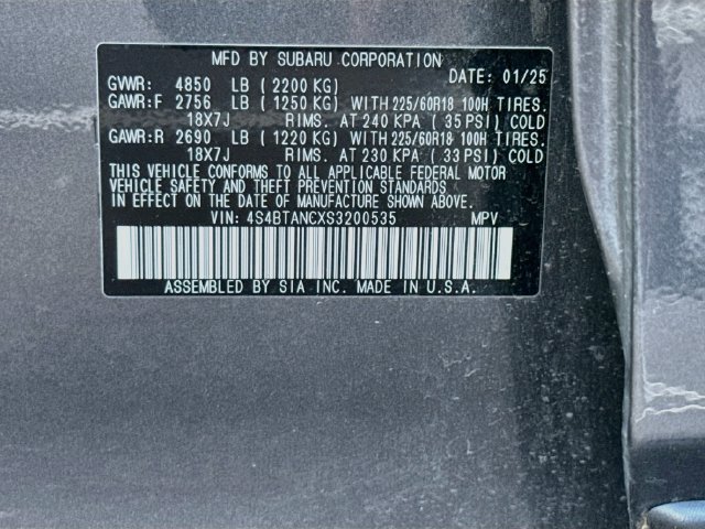 Certified 2025 Subaru Outback Limited AWD/4WD image 35