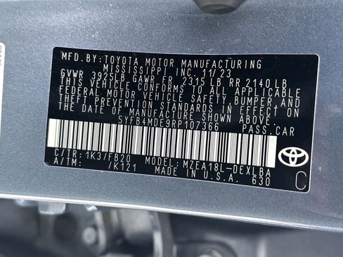 Certified 2024 Toyota Corolla LE image 34