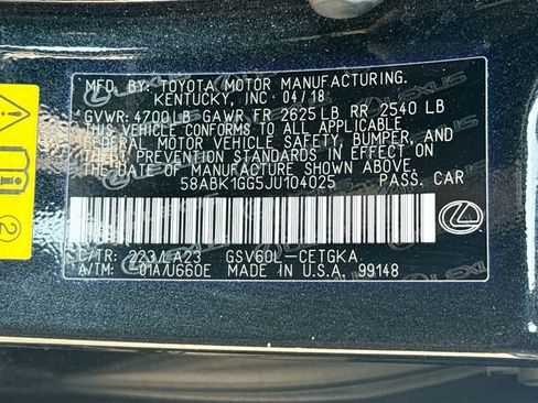 Used 2018 Lexus ES 350 350 image 32