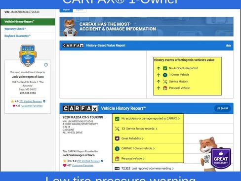 Used 2020 MAZDA CX-5 Touring image 7