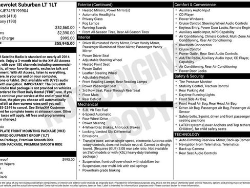 Used 2014 Chevrolet Suburban LT AWD/4WD image 20