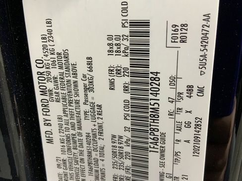 Used 2021 Ford Mustang EcoBoost image 31