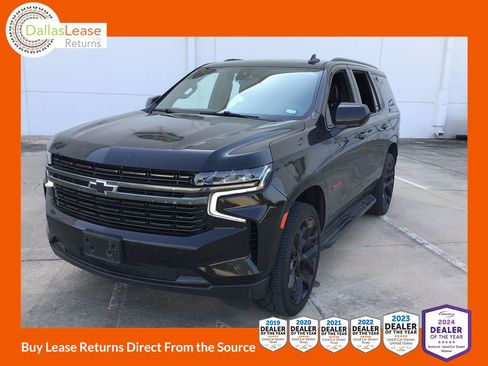 Used 2021 Chevrolet Tahoe RST w/ Rear Media and Nav Package RWD image 1
